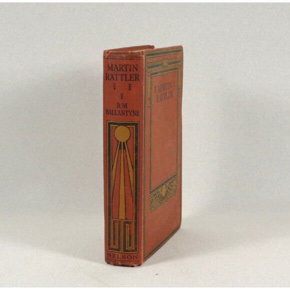 Antique Art Deco Book "Martin Rattler" by R M Ballantyne, Thomas Nelson and Sons - Picture 2 of 8